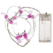 Pink Narwhal LED Fairy Lights - Myhappymoments.co.uk