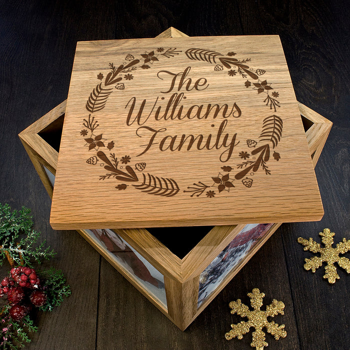 Personalised Family's Christmas Memory Box