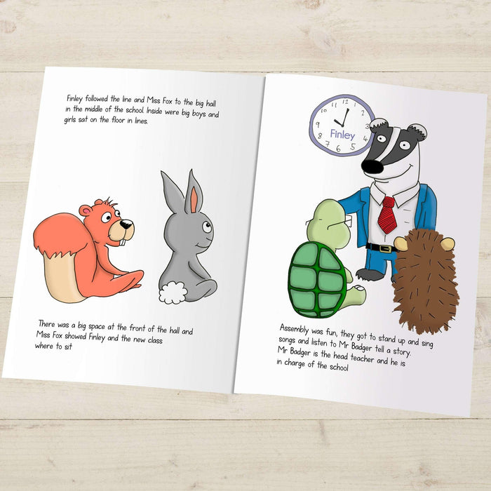 Personalised First Day at School Book Softback - Myhappymoments.co.uk