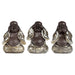 Set of 3 Chinese Buddha Figurines - Speak No See No Hear No Evil