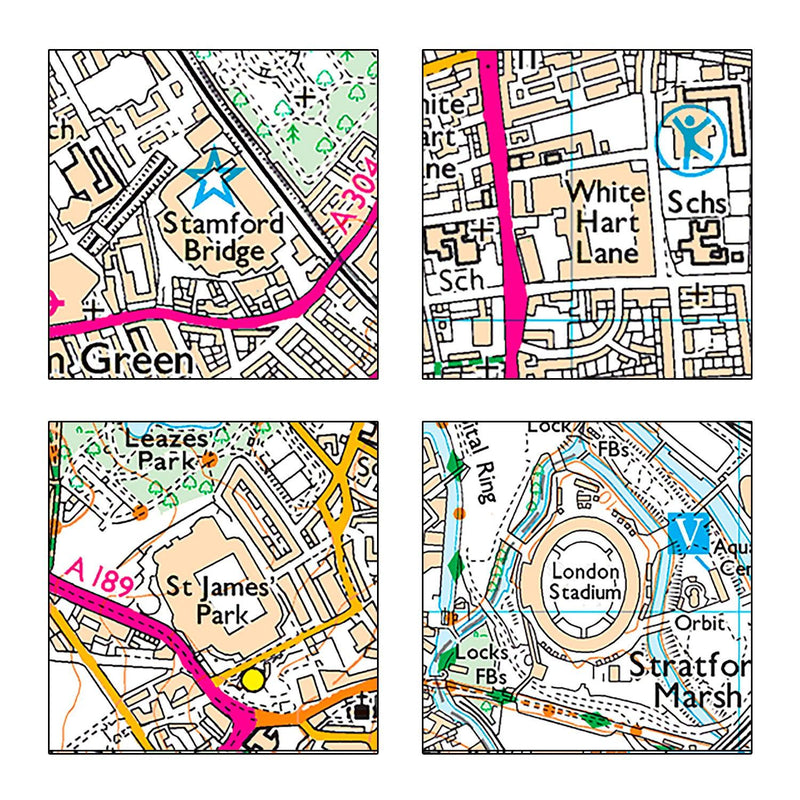 Football Stadium Map Mug