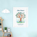 Personalised Fairy Tree White Framed Print