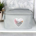 Personalised Geometric Grey Make Up Wash Bag - Myhappymoments.co.uk