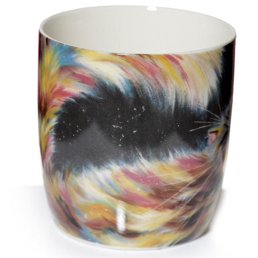 Kim Haskins Rainbow Cat Porcelain Mug
