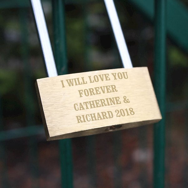 Personalised Padlock - Any Message