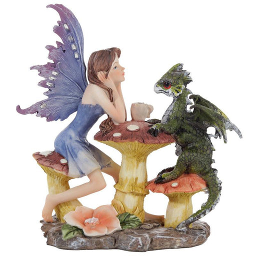 Woodland Spirit Fairy Figurine - Dragon Tea Party