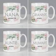 Personalised Abstract Rose Mug