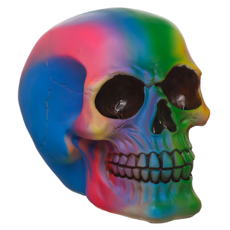 Rainbow Skull Ornament - Myhappymoments.co.uk