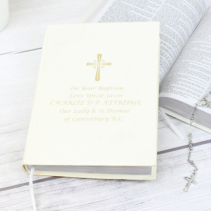 Personalised Eco-friendly Gold Companion Holy Bible