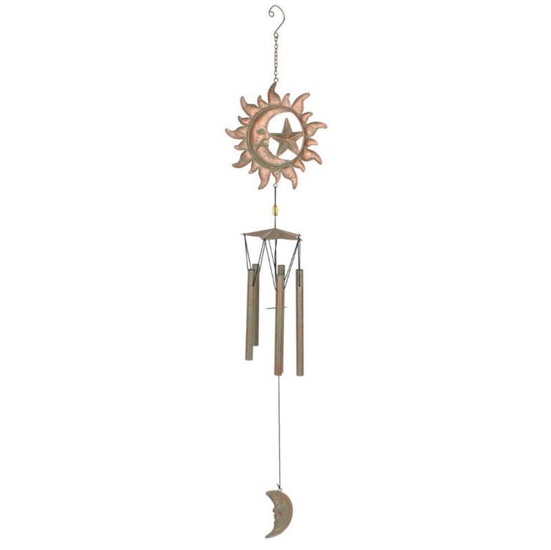 Rustic Sun and Moon Windchime