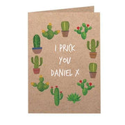 Personalised Cactus Card - Myhappymoments.co.uk