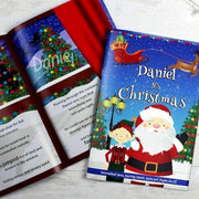 Personalised Boys It's Christmas Story Book Featuring Santa and his Elf Jingles - Myhappymoments.co.uk
