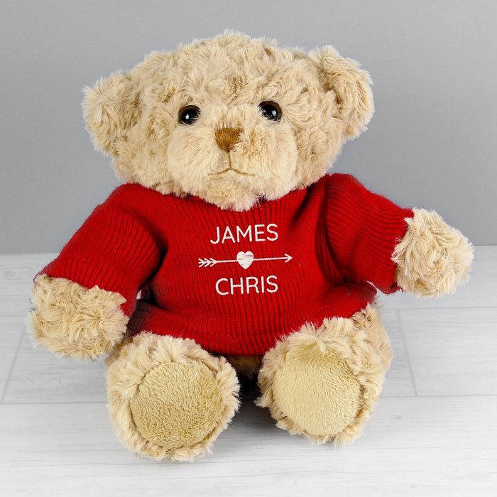 Personalised Couple In Love Teddy Bear