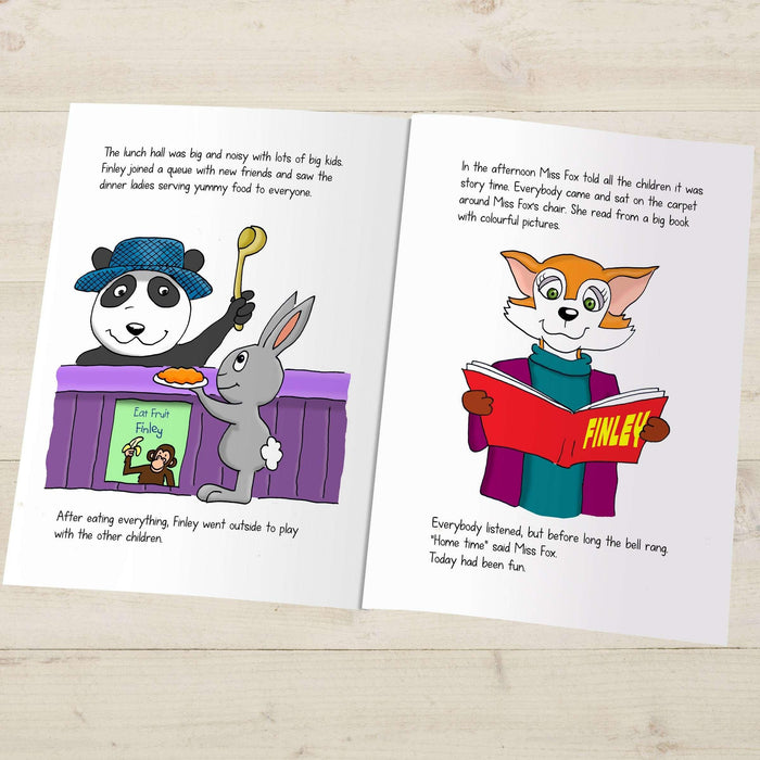 Personalised First Day at School Book Softback - Myhappymoments.co.uk