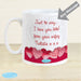 Personalised Me To You Heart Mug - Myhappymoments.co.uk
