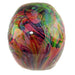 Rainbow Marble Skull Ornament