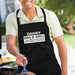 Personalised BBQ & Grill Black Apron - Myhappymoments.co.uk