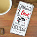 Personalised I Love You More Than... Milk Chocolate Bar - Free UK Delivery - Myhappymoments.co.uk