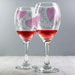 Personalised Love & Kisses Wine Glass - Myhappymoments.co.uk