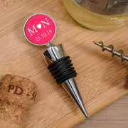 Personalised Bottle Stopper - Initials & Date