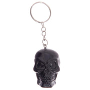 Black Skull Keyring