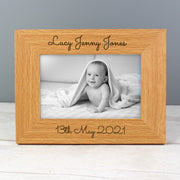 Custom Photo Frame 4x6 - Any Text Engraving 