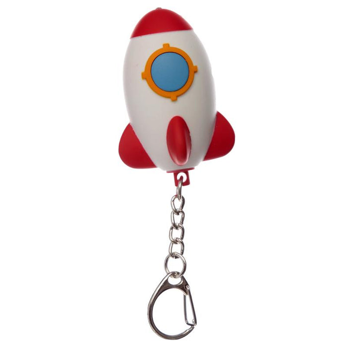 Rocket LED Keyring with Sound