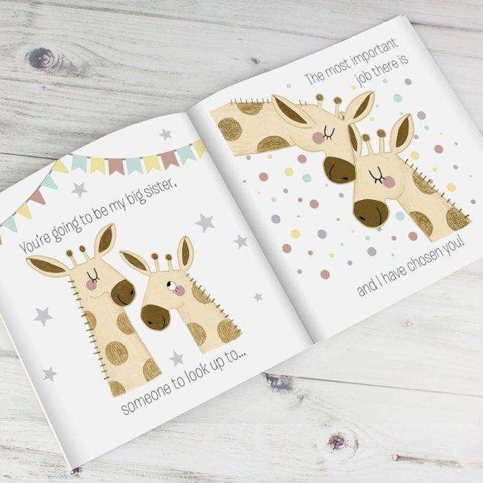 Personalised Big Sister Sibling Story Book - Myhappymoments.co.uk