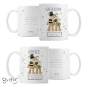 Personalised Boofle Wedding Couple Mug Set - Myhappymoments.co.uk