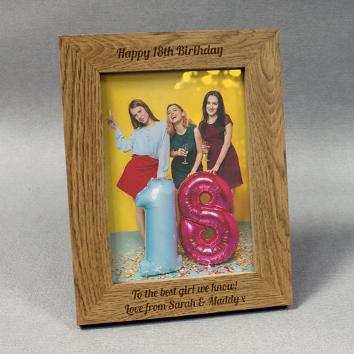 Personalised Wooden 8×10 Photo Frame