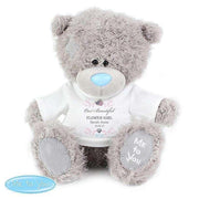Personalised Me To You Bridesmaid Flower Girl Teddy with T-Shirt - Myhappymoments.co.uk