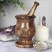 Wooden Triple Moon Pestle and Mortar
