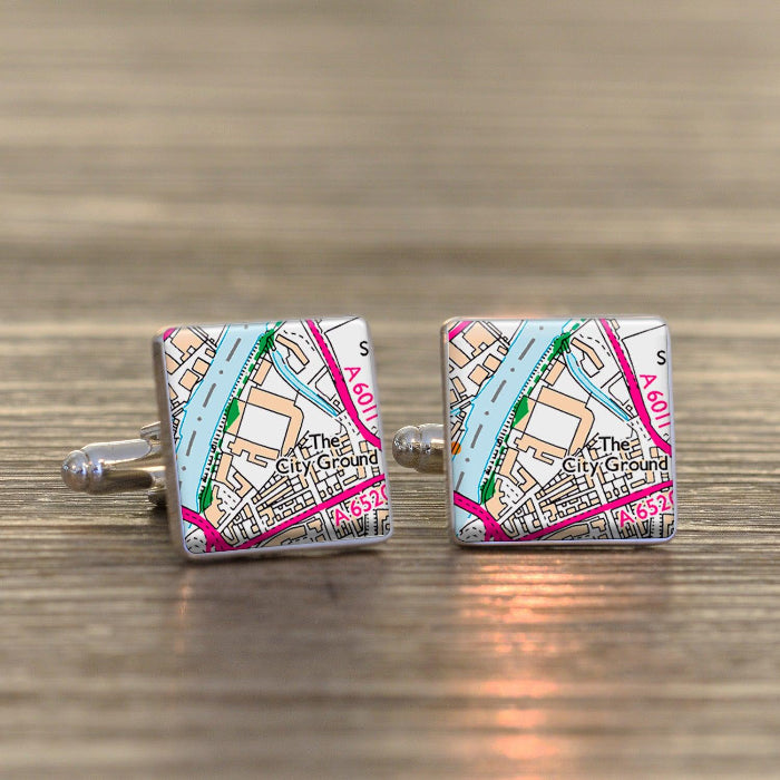 Football Stadium Map Cufflinks