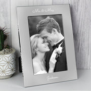 Personalised Free Text 7 x 5 Silver Photo Frame
