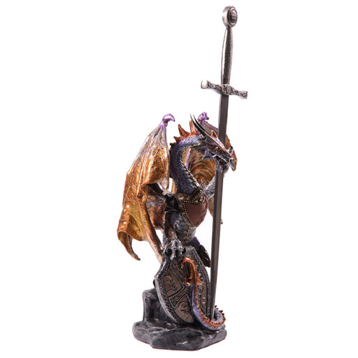 Dark Legends Fire Shield Dragon Figurine