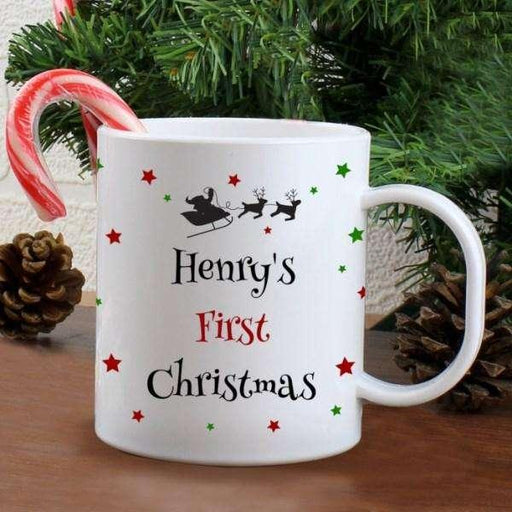 Personalised Christmas Eve Plastic Mug - Myhappymoments.co.uk