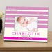 Personalised New Born Baby Girl Photo Frame 6x4 - Myhappymoments.co.uk