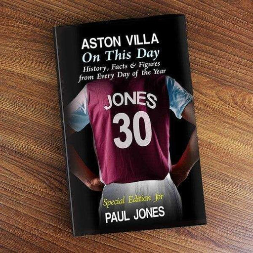Personalised Aston Villa On This Day Book - Myhappymoments.co.uk
