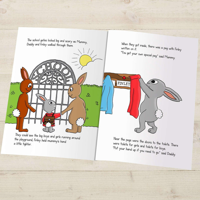 Personalised First Day at School Book Softback - Myhappymoments.co.uk