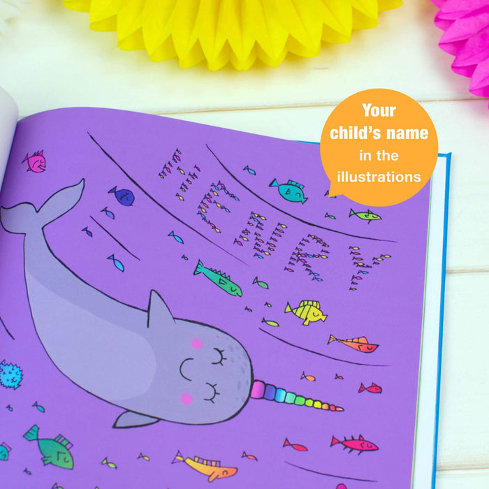 Personalised I’d Rather Be A Narwhal Story Book