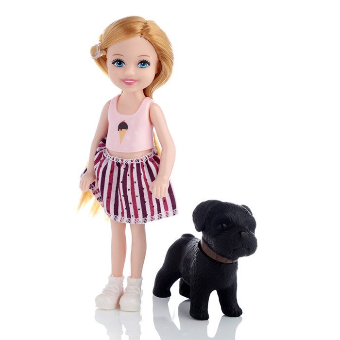 Sally Dress Up Doll with Dog and Accessories