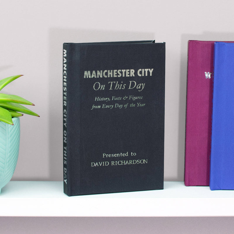Personalised Manchester City On This Day Book