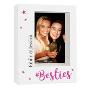 Personalised Hashtag Bestie Box Photo Frame 5x7