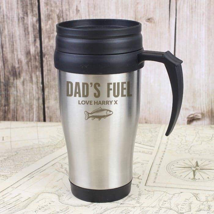 Personalised Fishing Travel Mug - Myhappymoments.co.uk