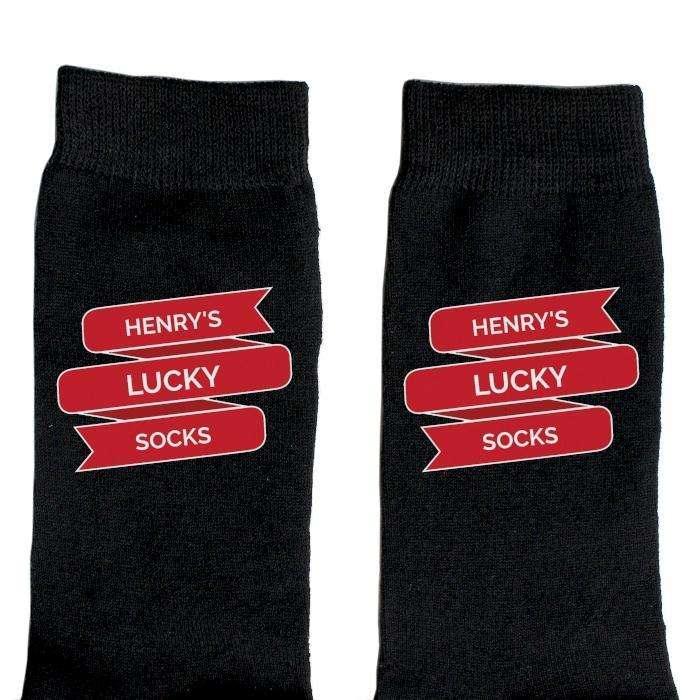 Personalised Banner Design Men's Socks - Myhappymoments.co.uk