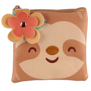 Just Hanging Around Sloth PVC Change Purse - Myhappymoments.co.uk