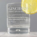 Personalised Gincident Glass - Myhappymoments.co.uk
