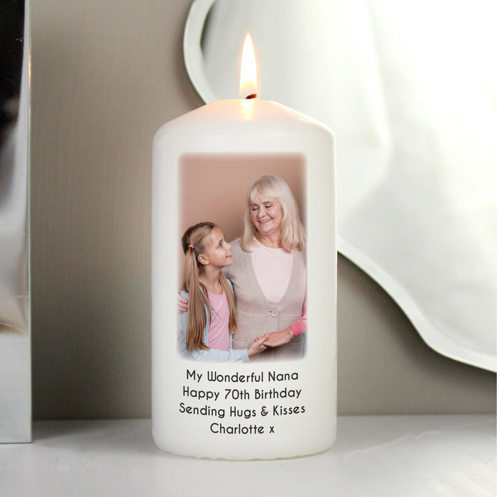 Personalised Photo Candle
