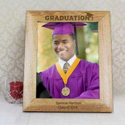 Personalised Graduation Wooden Photo Frame 8x10 - Myhappymoments.co.uk