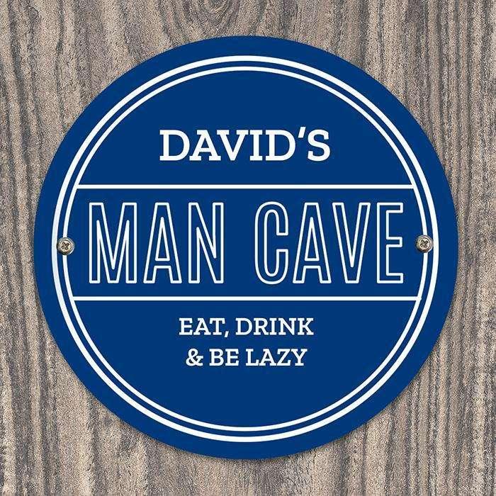 Personalised Man Cave Sign - Myhappymoments.co.uk